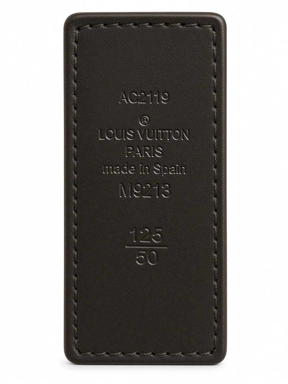 Brand New Brown Belt Keeper with Embossed Logo - Picture 2 of 2